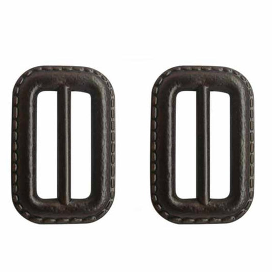 Trench Buckle - 25mm (1″) - Black - 2pcs