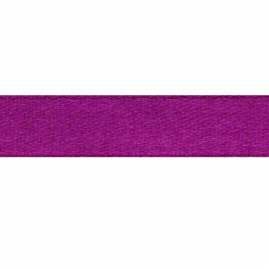 Double Sided Satin Ribbon - 10mm x 3m - Purple