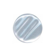 Shank Plastic Button - 25mm - White -  2 count