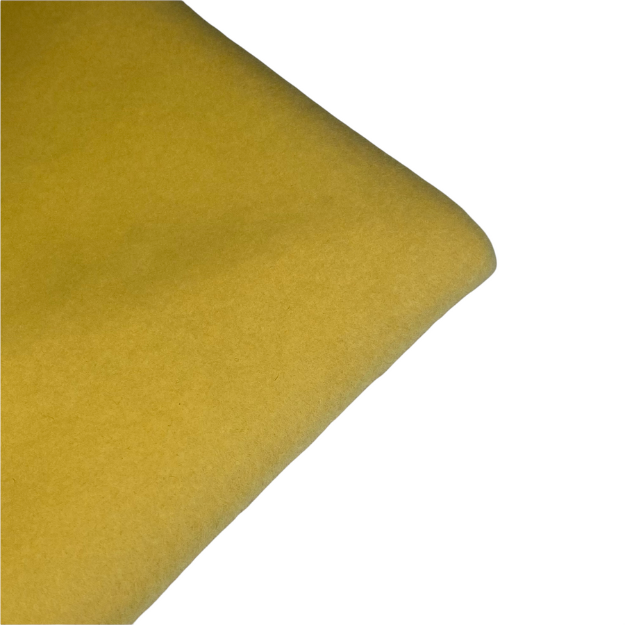Melton Wool Coating - Yellow