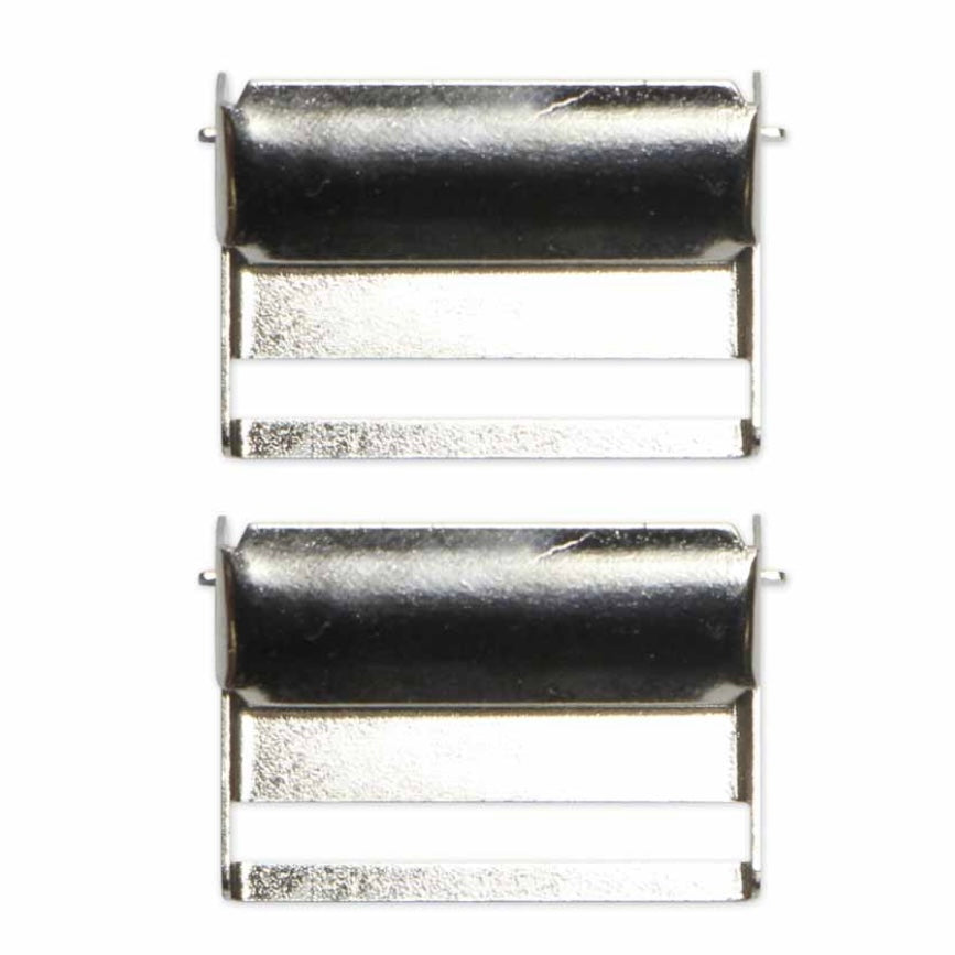 Suspender Slides - 25mm (1”) - Gold - 2pcs