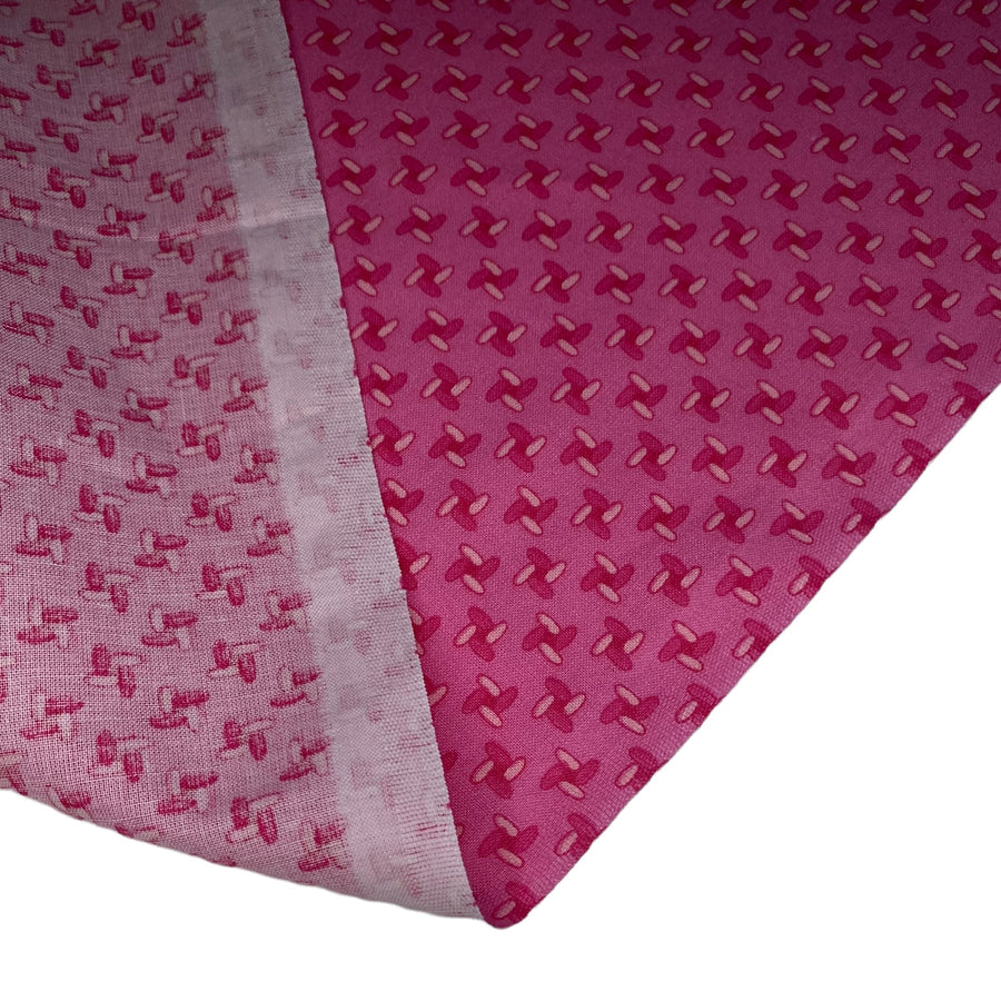 Quilting Cotton - Pinwheel - 44” - Pink