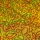 Floral Printed Polyester - 44” - Yellow/Red/Green