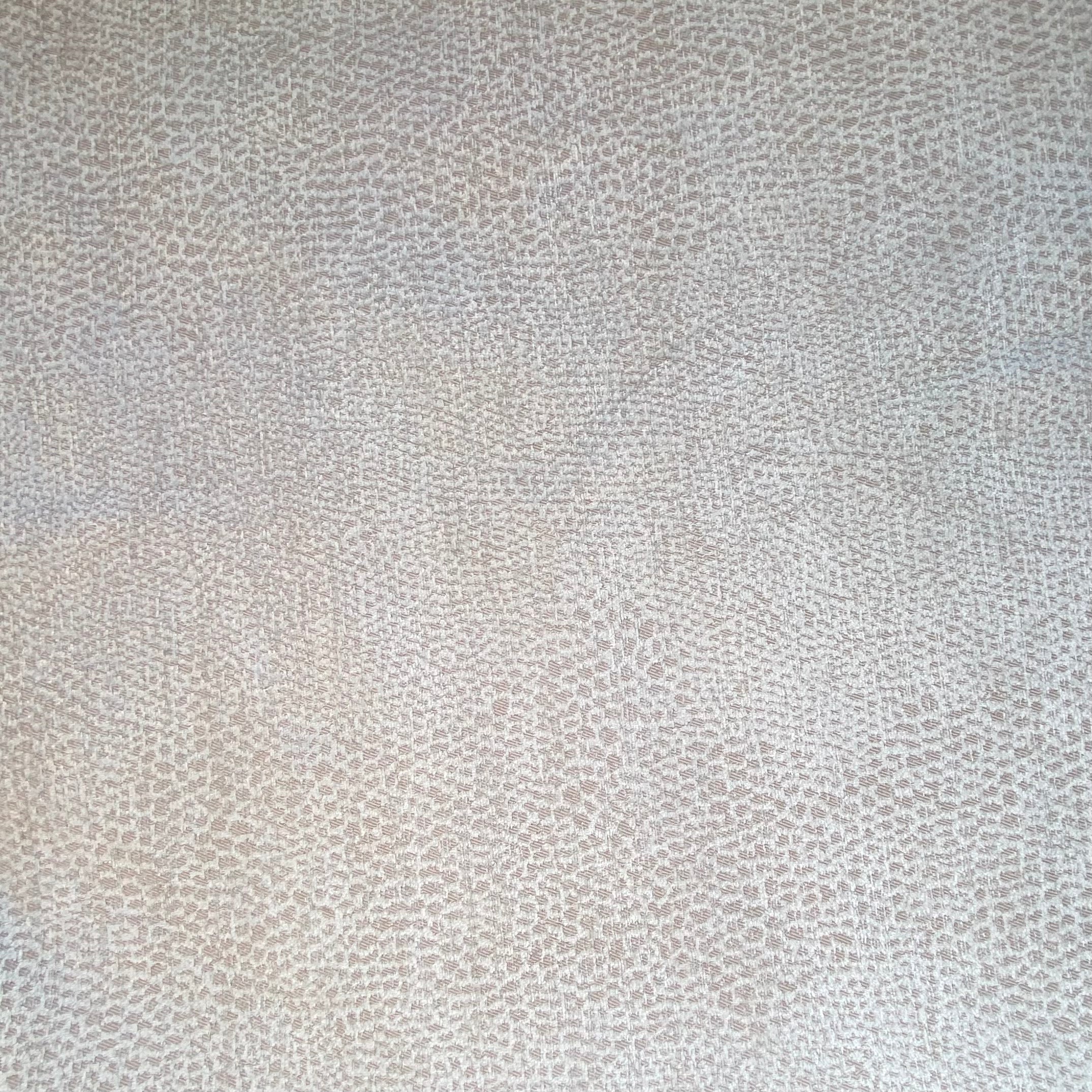 Patterned Velvet Upholstery - Designer Remnant - Beige