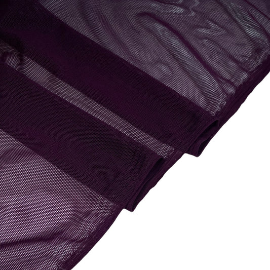 Stretch Mesh - Power Mesh - Eggplant