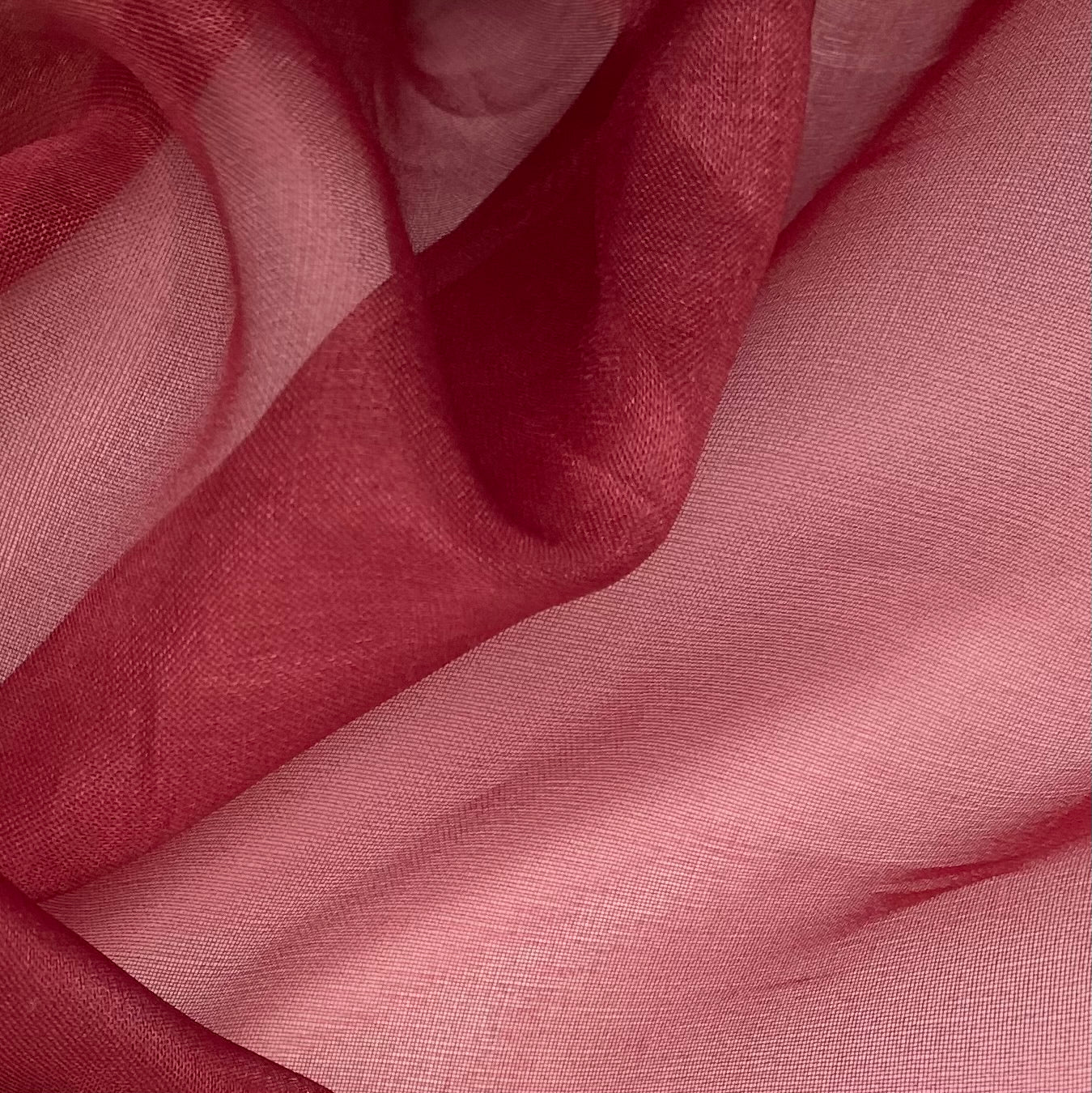 Silk Organza - Burgundy
