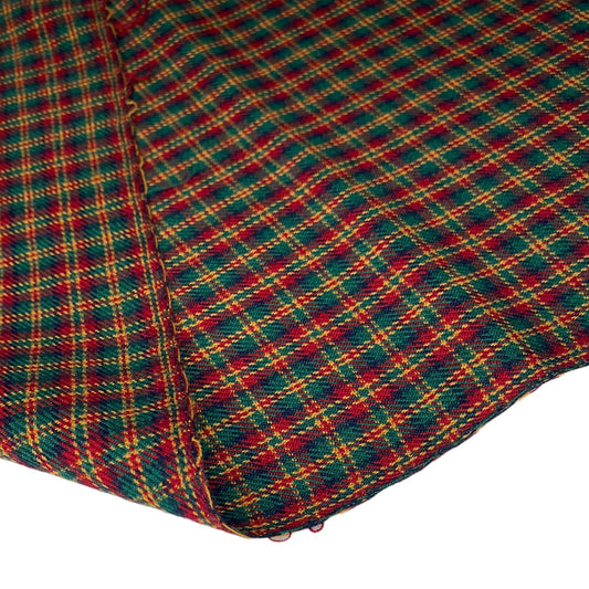 Wool Plaid - Red/Green/Yellow /Navy