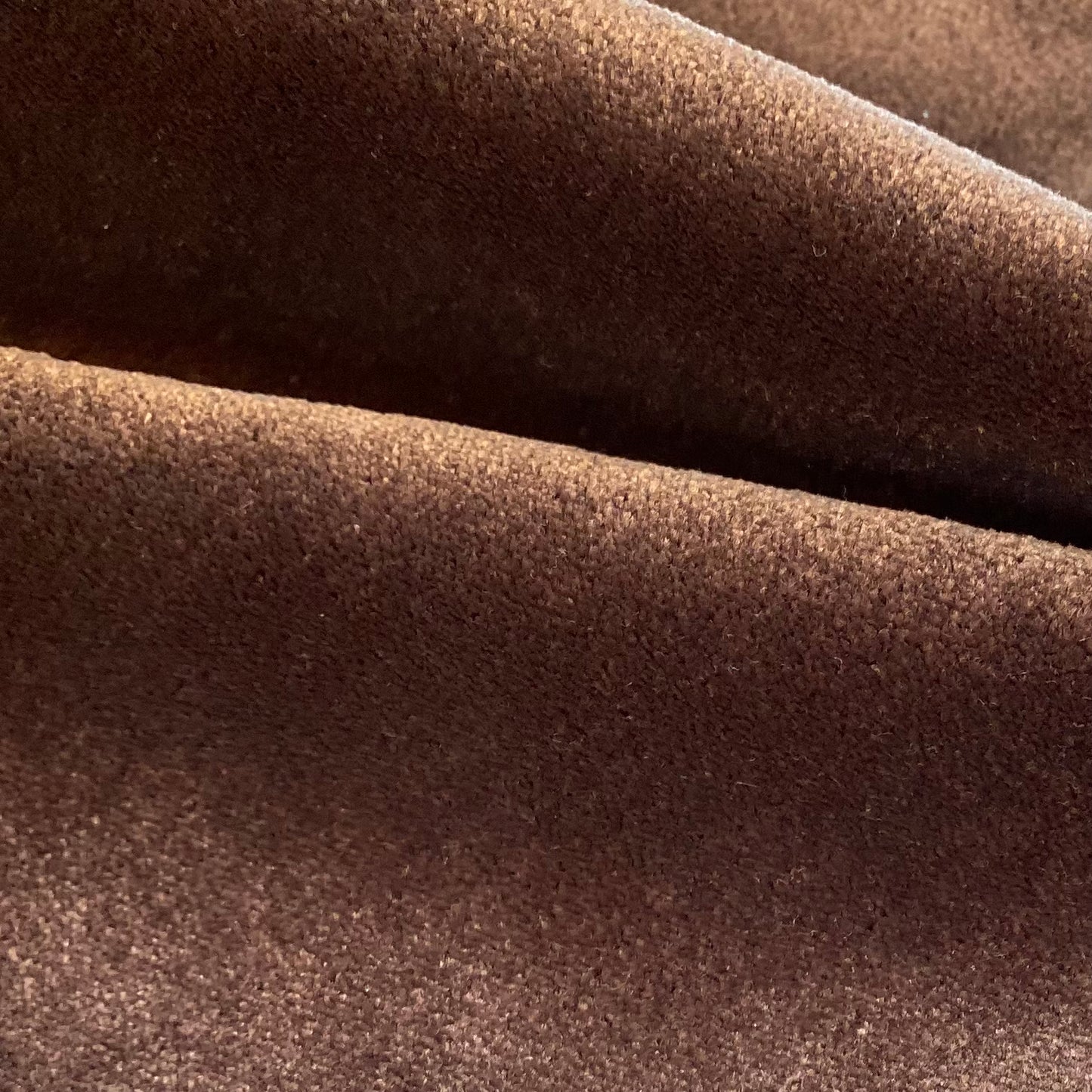 Velvet Upholstery - Designer Remnant - Brown