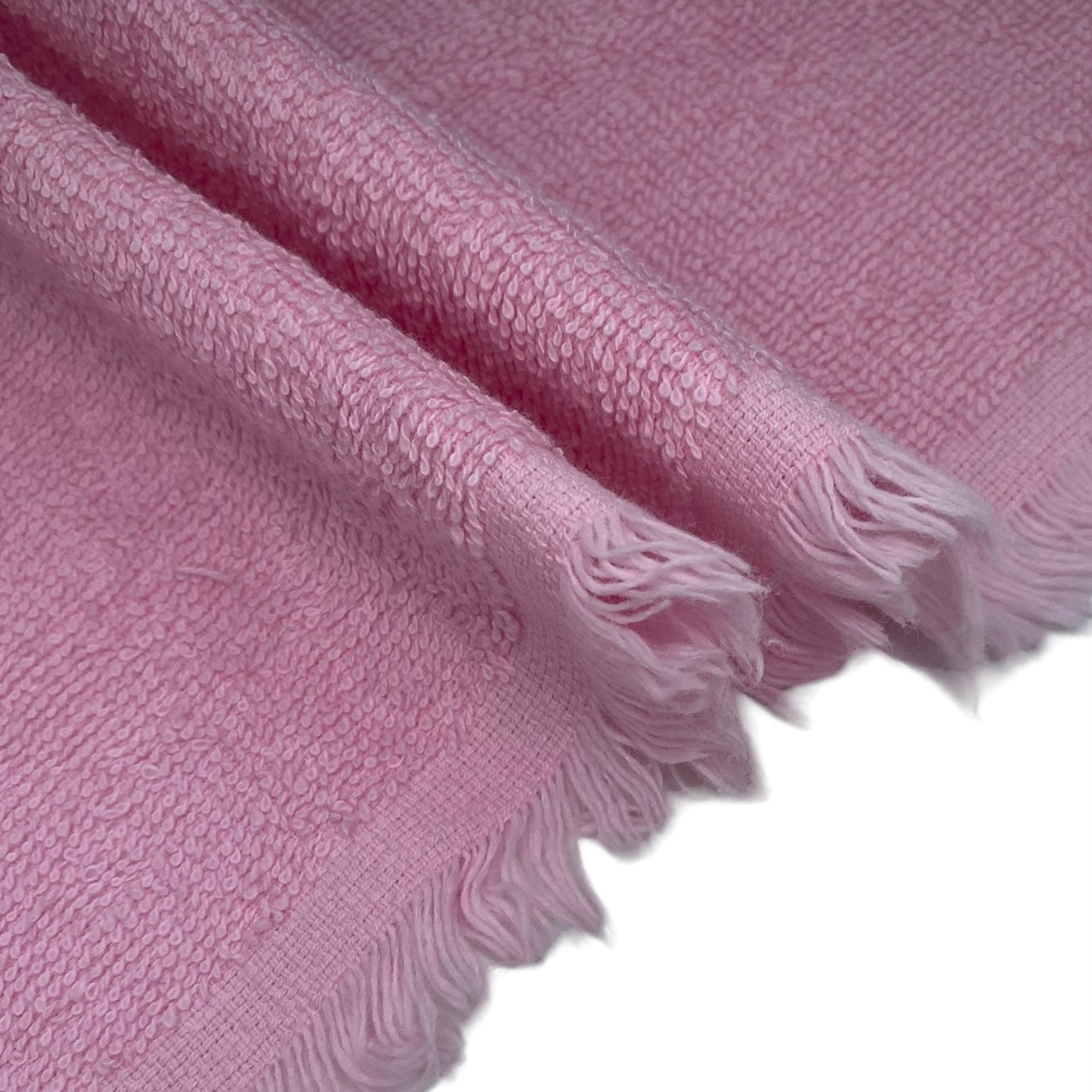 Double Sided Cotton Terry Towel - Pink
