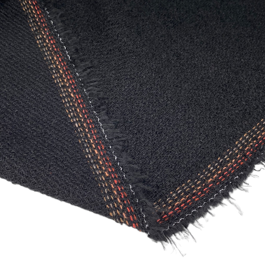 Wool Blend Boucle - Black