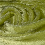 Crushed Stretch Velvet - Lime Green