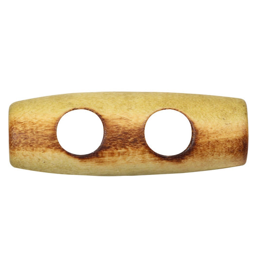 Wooden Toggle Buttons - 20mm (3/4″) - 2pcs