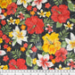 Printed Polyester Chiffon - Aloha Print - Red/Yellow/Black