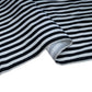 Striped Mercerized Cotton - 60” - Black/White