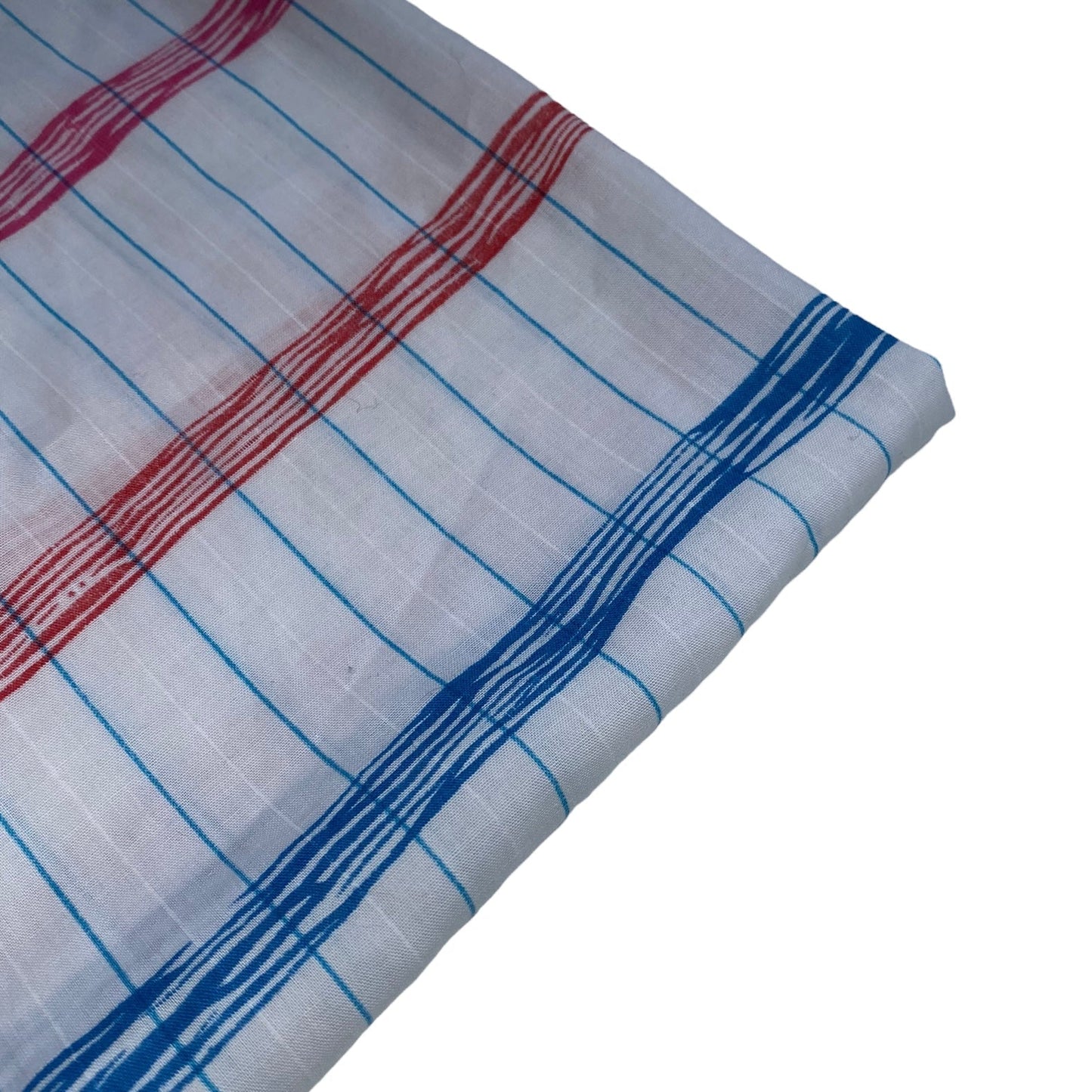 Striped Cotton/Polyester - 44” - White/Blue/Pink/Red