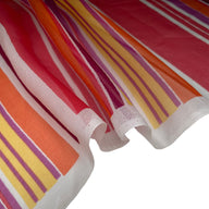 Striped Silk Chiffon - 44” - Purple/Yellow/Orange