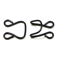 Hooks & Eyes - Black - 22mm x 19mm - 3 Sets