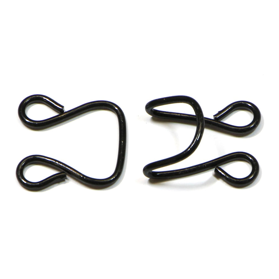 Hooks & Eyes - Black - 22mm x 19mm - 3 Sets