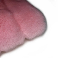 Luxe Striped Faux Fur - Pink
