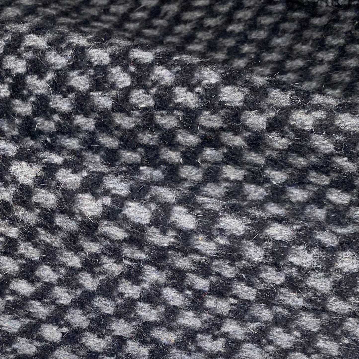 Wool Tweed - Black/Grey