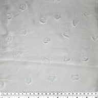 Flower Silk Charmeuse - White