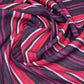 Striped Lightweight Polyester Crêpe - 60”