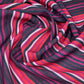 Striped Lightweight Polyester Crêpe - 60”