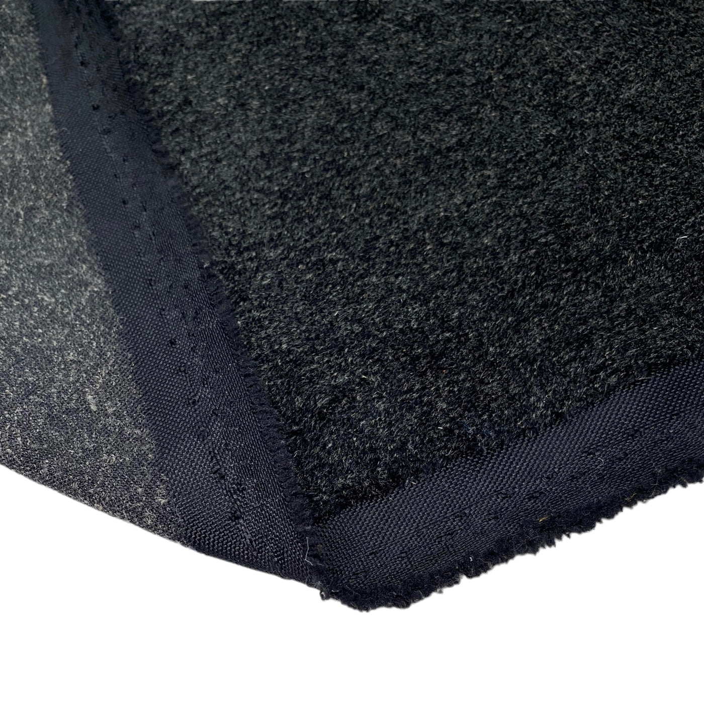 Velvet Upholstery - Designer Remnant - Speckled Grey