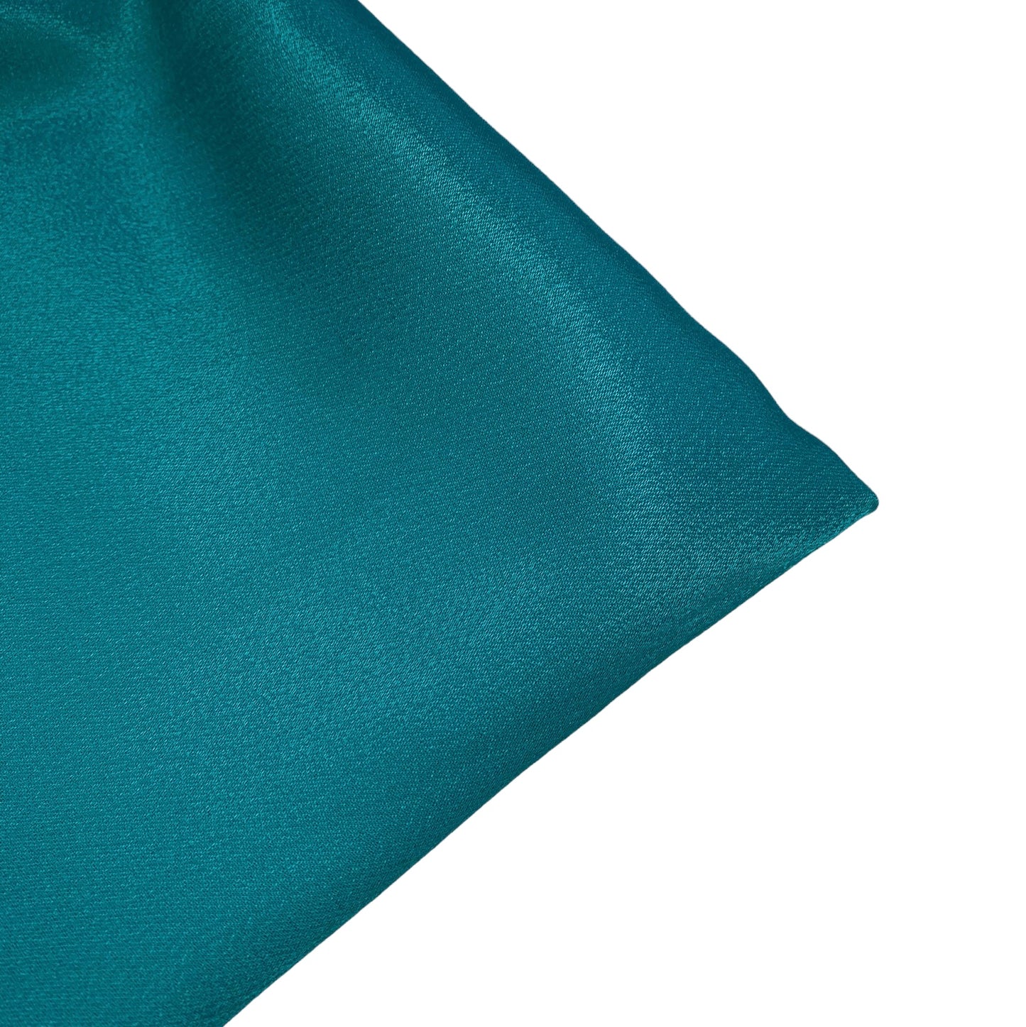 Polyester Crepe Back Satin - 60” - Teal