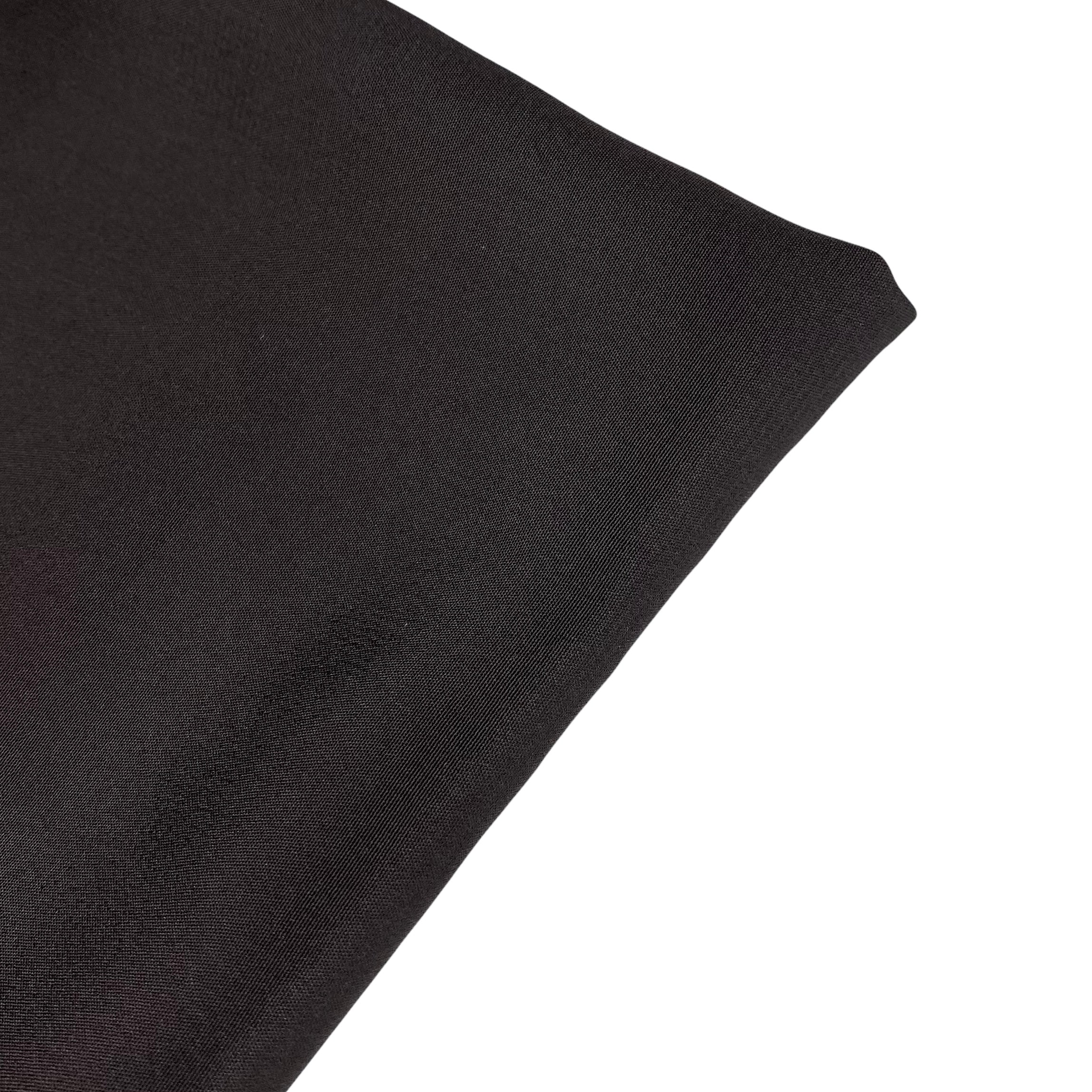 Silk Crepe De Chine - 44” - Dark Brown