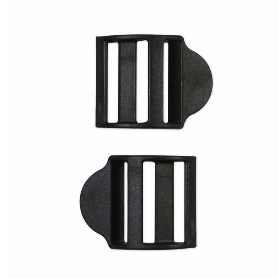 Plastic Ladderlock Buckle - 25mm (1″) - Black - 2 pcs