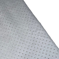 Perforated Faux Suede - 62” - White