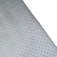 Perforated Faux Suede - White