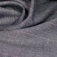 Windowpane Wool Suiting - Grey