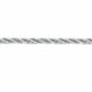 Metallic Twisted Cord - 6mm - Silver