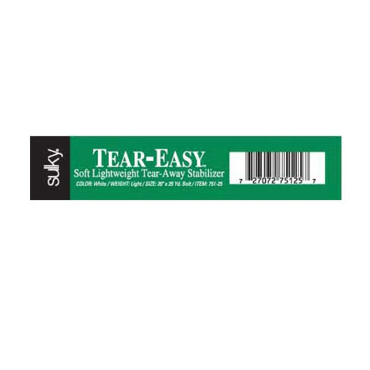 Tear-Easy - White - 20” -  By the Yard