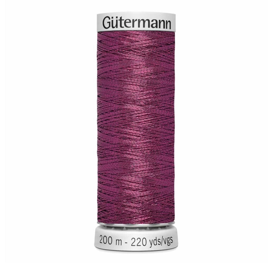 Dekor Metallic Thread - 200m - Purple