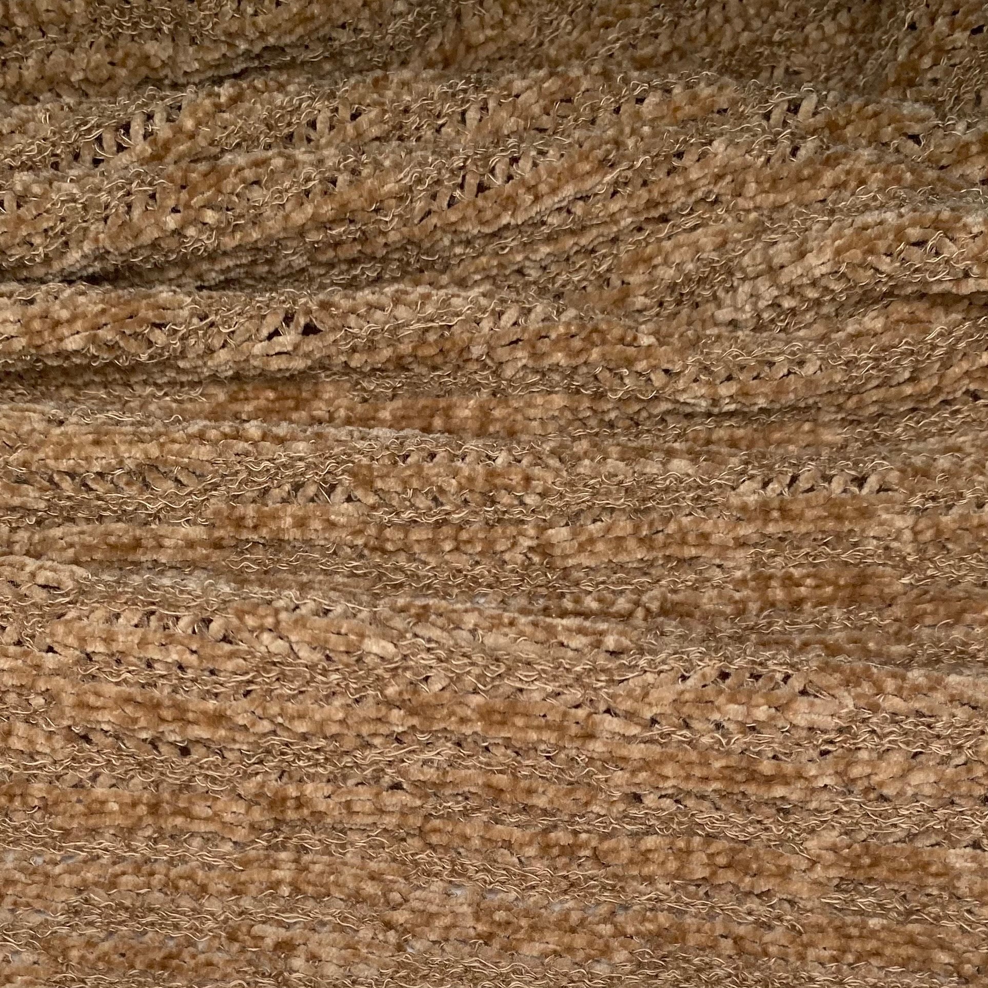 Chenille Polyester Knit - Brown