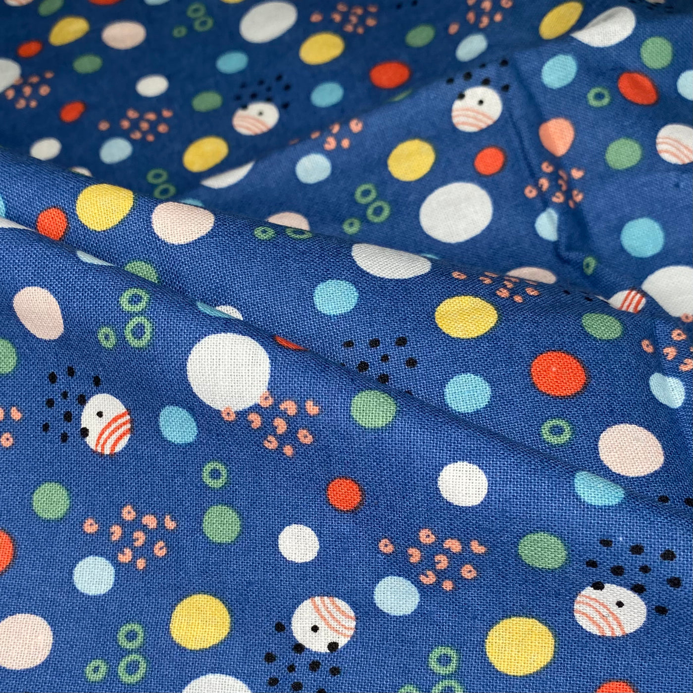 Quilting Cotton - Polka Dots - Remnant
