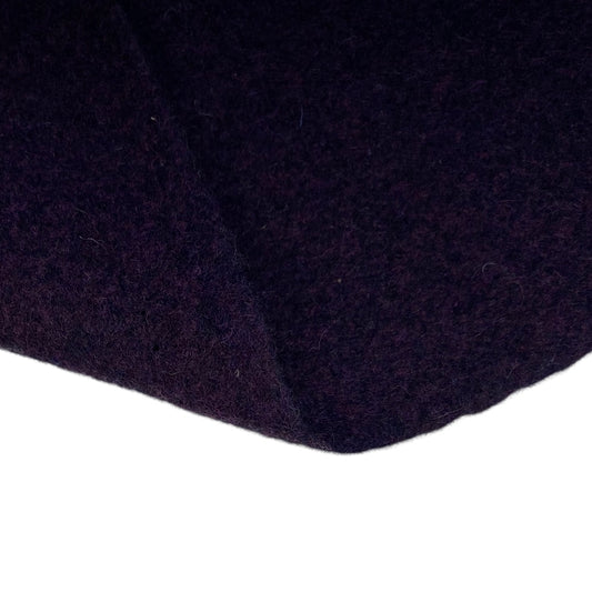 Marbled Melton Wool - Purple