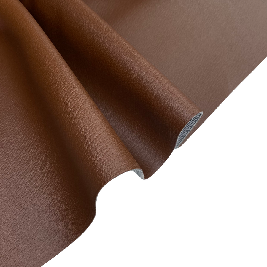 Faux Leather Vinyl - 54” - Brown