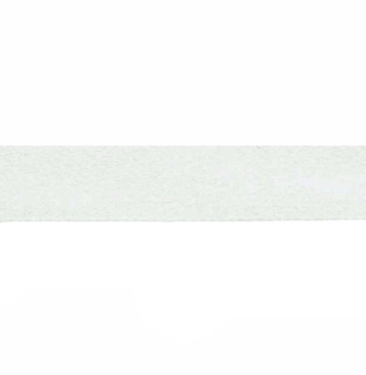 Double Sided Satin Ribbon - 10mm x 3m - White