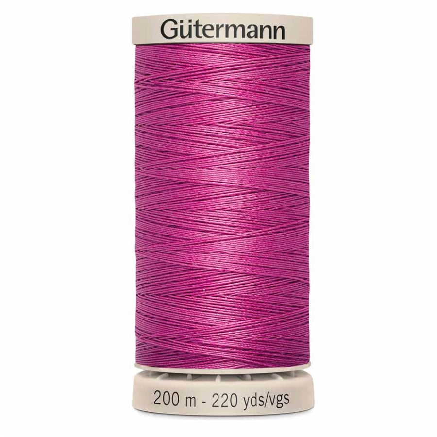 Cotton Hand Quilting 50wt Thread - 200m - Hot Pink