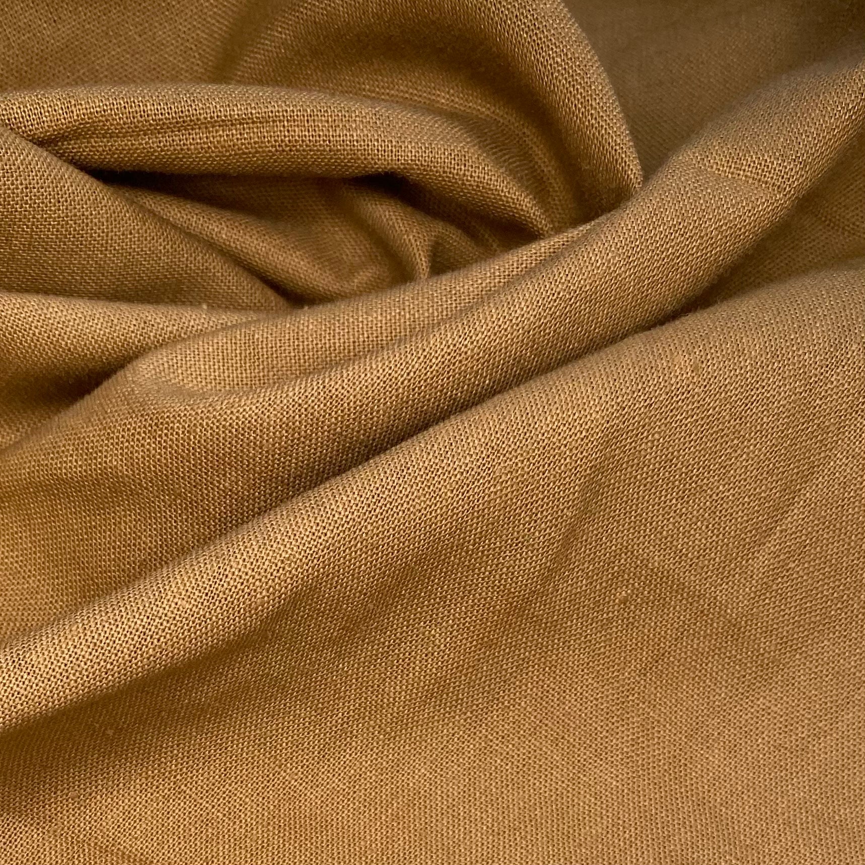 Cotton/Linen Blend - Brown