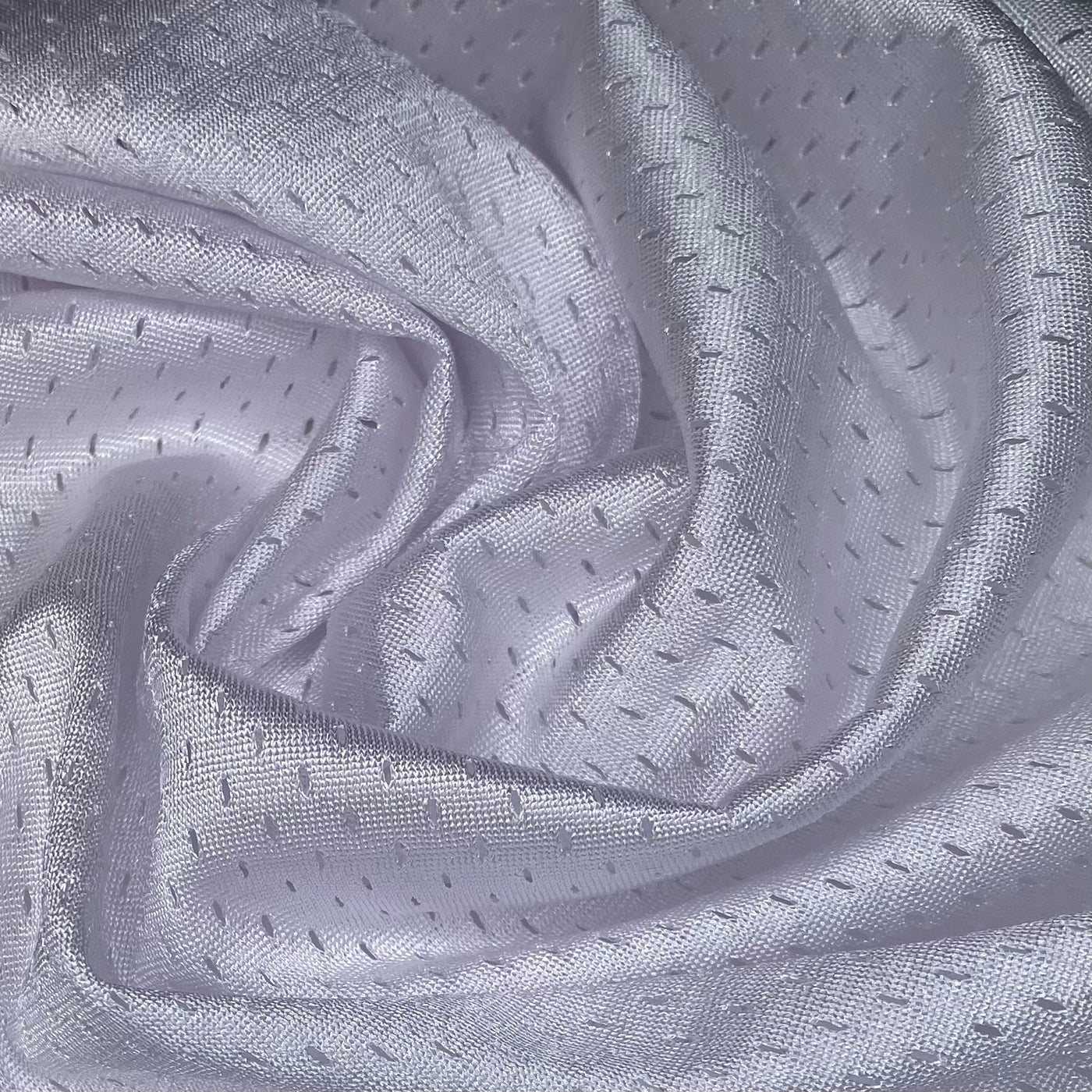 Athletic Jersey Mesh - White