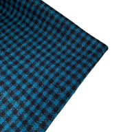 Wool Plaid Coating - Blue/Black