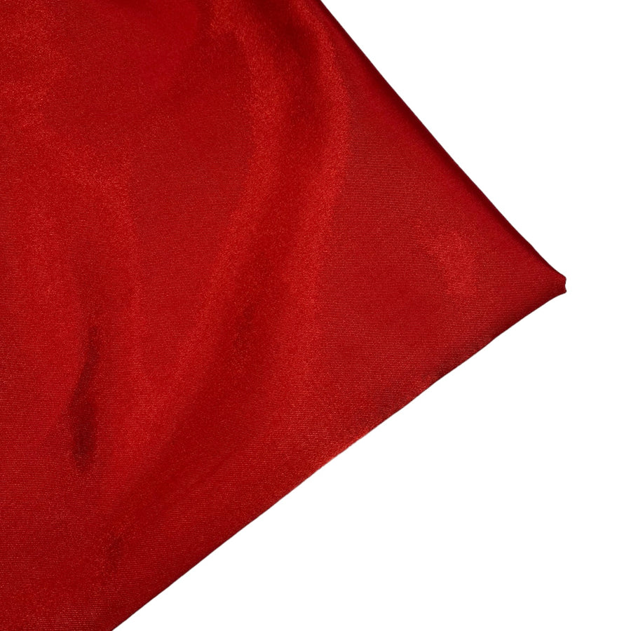 Kasha Satin Lining Remnant - Red