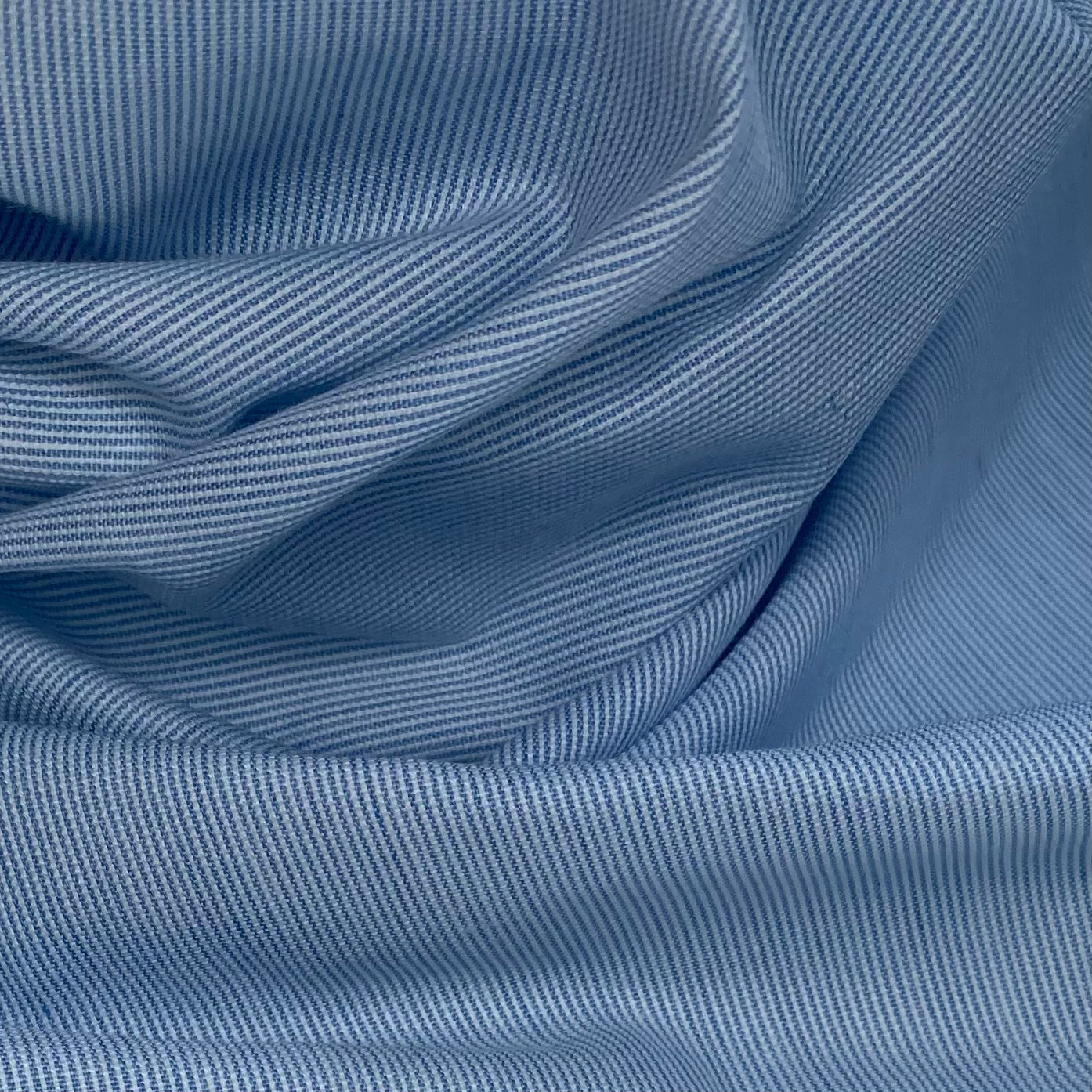 Yarn Dyed - Striped Cotton - Blue/White