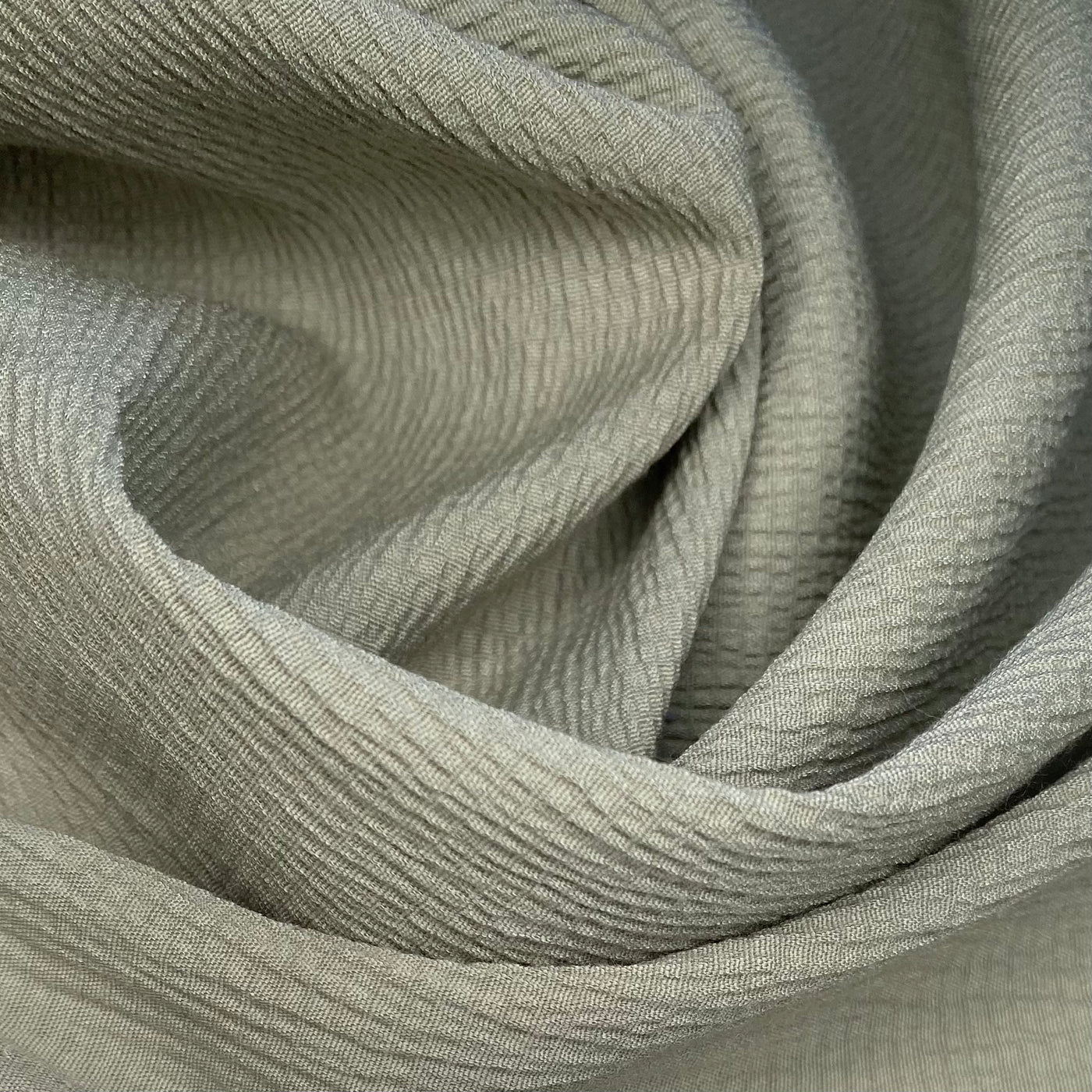 Crinkled Cotton/Polyester - Cornsilk