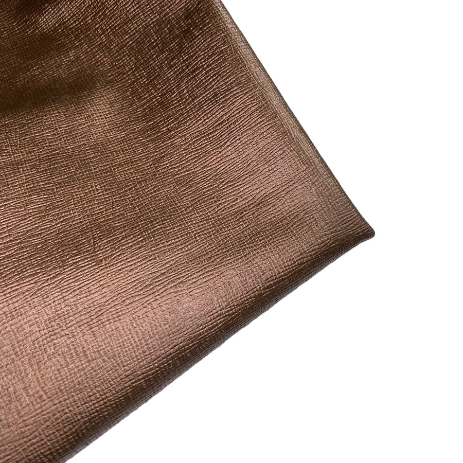 Textured Vinyl - 56” - Metallic Brown